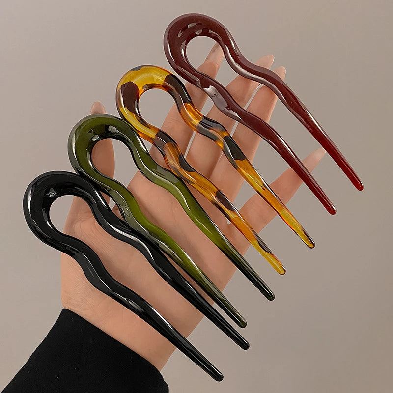 U-Shaped Hair Fork  Acrylic