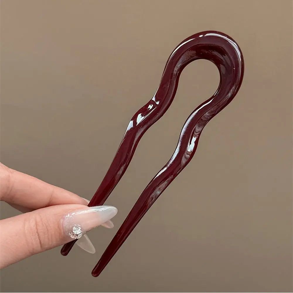 U-Shaped Hair Fork  Acrylic