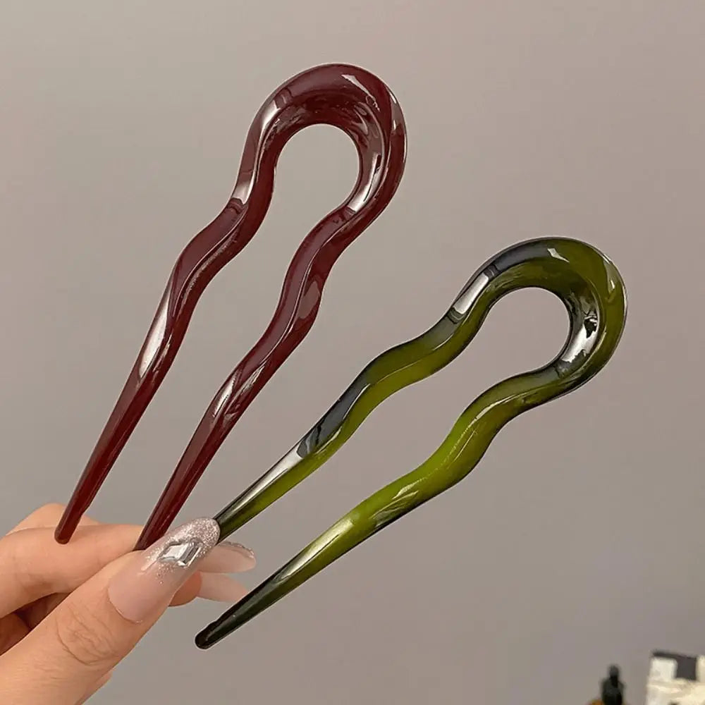 U-Shaped Hair Fork  Acrylic