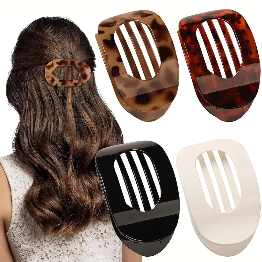 Oval Hair Claw Clip