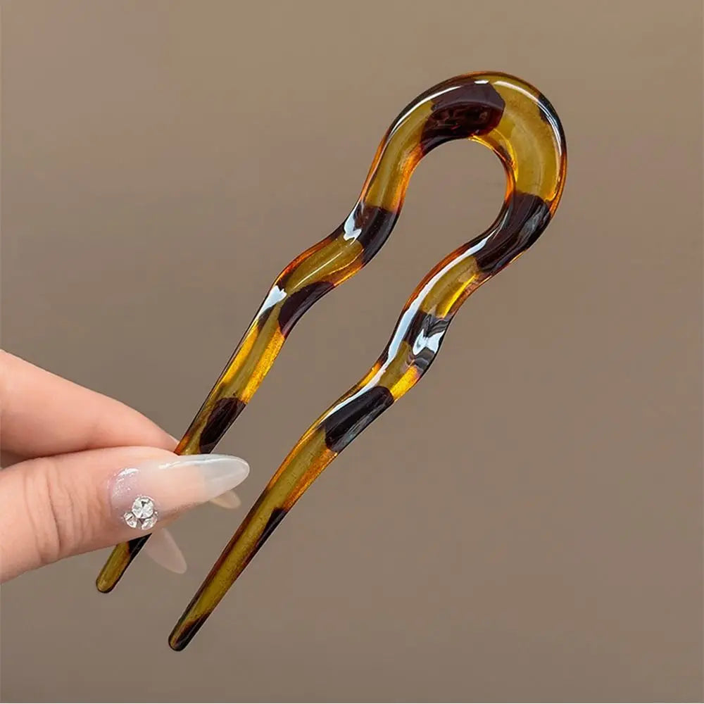 U-Shaped Hair Fork  Acrylic