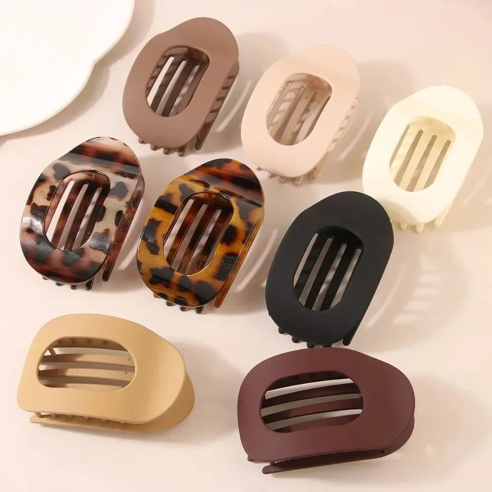 Oval Hair Claw Clip